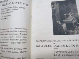 Suomen Kotiteollisuusliitto - Kotiteollisuusnäyttely Viipuri 1932 -luettelo / näyttelyjulkaisu