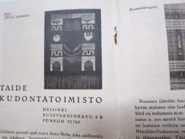 Suomen Kotiteollisuusliitto - Kotiteollisuusnäyttely Viipuri 1932 -luettelo / näyttelyjulkaisu