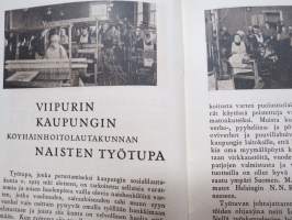 Suomen Kotiteollisuusliitto - Kotiteollisuusnäyttely Viipuri 1932 -luettelo / näyttelyjulkaisu