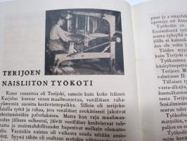 Suomen Kotiteollisuusliitto - Kotiteollisuusnäyttely Viipuri 1932 -luettelo / näyttelyjulkaisu