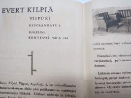 Suomen Kotiteollisuusliitto - Kotiteollisuusnäyttely Viipuri 1932 -luettelo / näyttelyjulkaisu