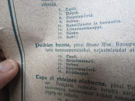 Huonekaluja 2. sarja - Möbler 2. serien, piirtäneet - ritade av; Bruno Alm, E. &amp; O. Elenius, Veikko Kyander, Harry Röneholm