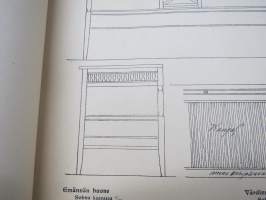 Huonekaluja 2. sarja - Möbler 2. serien, piirtäneet - ritade av; Bruno Alm, E. &amp; O. Elenius, Veikko Kyander, Harry Röneholm