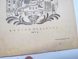 Taidekäsiteollisuus - K-L-Ornamon Joulujulkaisu 1925 (Käsiteollisuus nr 6)