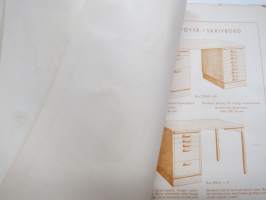 Billnäs. Konttorihuonekalujen luettelo. Katalog över kontorsmöbler (1951)