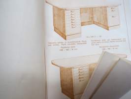 Billnäs. Konttorihuonekalujen luettelo. Katalog över kontorsmöbler (1951)