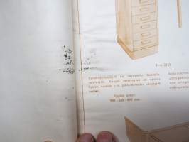 Billnäs. Konttorihuonekalujen luettelo. Katalog över kontorsmöbler (1951)