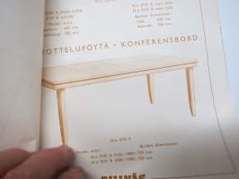 Billnäs. Konttorihuonekalujen luettelo. Katalog över kontorsmöbler (1951)