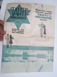 Arabia - Mieluisn lahja nuorelle parille: "Tähti" -posliiniston esineet ! -myyntiesite / mainos