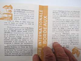 XXXV Foire International de Bordeaux du 10 au 25 juin 1956 -messuesite