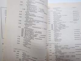 Olympiakisat Helsingissä 19.7.3.8.1952 - Ohjelma, Kisapaikat, Majoitus, Pääsyliput