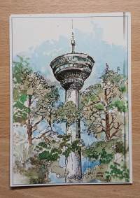 Tampere Näsinneula -postikortti v. 1980