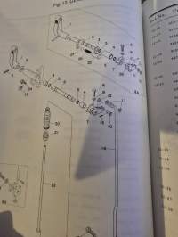 Yamaha parts list model P-165 ja model 8A