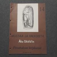 Mustaa ja valkoista  piirrustuksen kirjekurssi  14