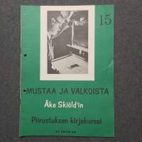 Mustaa ja valkoista  piirrustuksen kirjekurssi  15