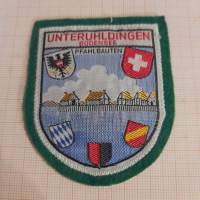 Unteruhldingen bodensee  -kangasmerkki / matkailumerkki / hihamerkki / viiri