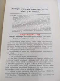 Helsingin kaupungin sairaaloita koskevat johto- y. m. säännöt / Instruktioner m. m. för Helsingfors stads sjukhus
