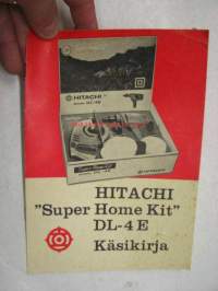 Hitachi &quot;Super Home Kit&quot; DL-4E sähkötyökalut -käsikirja