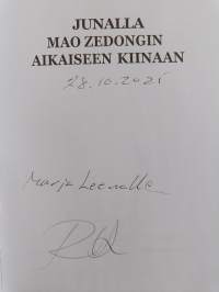 Junalla Mao Zedongin Kiinaan 1976 (signeerattu, tekijän omiste)