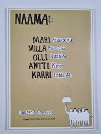 Naamakirja (signeerattu, tekijän omiste)