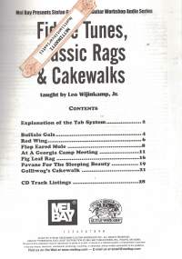 Fiddle Tunes, Classic Rags and Cakewalks - 3 CD Set taught by Leo Wijnkamp Jr. (kitara)