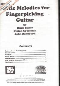 Celtic Melodies for Fingerpicking Guitar (kitara)
