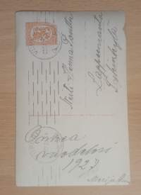 Postikortti Nuoripari leimattu Viipurissa 1926