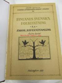 Finlands svenska folkdikting I. A. Sagor, referatsamling. Andra bandet
