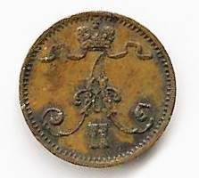 1 penni  1873
