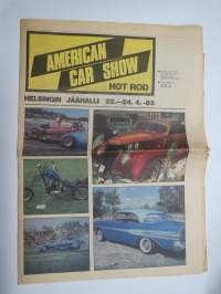 American Car Show Hot Rod 1983 Helsingin Jäähalli 22-24.4.1983 -näyttelylehti