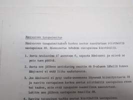 ASA 3300 Stereolaitteisto käyttöohje, huolto-ohjeita, piirikaavio