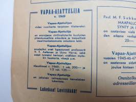 Vapaa-ajattelija 1948 joulunumero