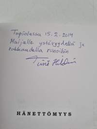 Hänettömyys : runoja (signeerattu, tekijän omiste)