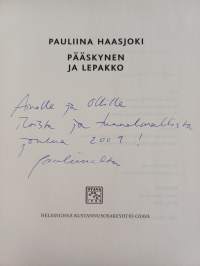 Pääskynen ja lepakko (signeerattu, tekijän omiste)