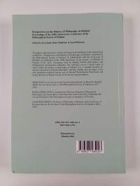 Perspectives on the history of philosophy in Finland : proceedings of the 150th anniversary conference of the philosophical society of Finland