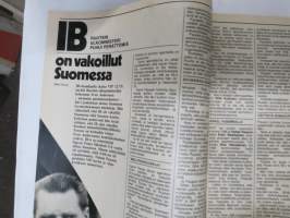 Vip 1974 nr 1, Entäjos liekki sammuu (öljykriisi), Sotapäällikkö Marjkatta Väänänen, Kekkosesta ja Karjalaisesta, Ei syytä rajoittaa yksityisauton hankkimista, ym.