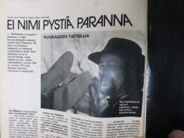 Vip 1974 nr 1, Entäjos liekki sammuu (öljykriisi), Sotapäällikkö Marjkatta Väänänen, Kekkosesta ja Karjalaisesta, Ei syytä rajoittaa yksityisauton hankkimista, ym.