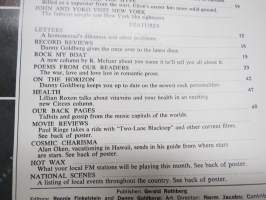 Circus 1971 September vol 5. nr 9, brittiläinen musiikkilehti, James (Jim) Morrison 1943-1971, Carole King, Byrds, John and Yoko meet New York, Terry Knight...