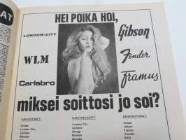 Musa - suomalainen musiikkilehti 1973 nr 3, Kansikuva Deep Purple, Nilsson, Alice Cooper, Elonkorjuu, ym.