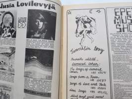 Musa - suomalainen musiikkilehti 1973 nr 6-7, Kansikuva John Lee Hooker, Blues News, Jimmy Reed, Chrisse Johansson, Pugh Rogefeldt, ym.