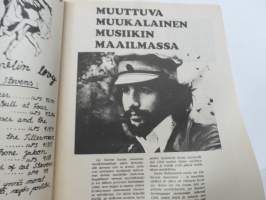 Musa - suomalainen musiikkilehti 1973 nr 9, Kansikuva Cliff Richard, Cat Stevens, Yes, Frank Zappa, ym.