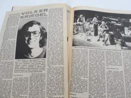 Musa - suomalainen musiikkilehti 1973 nr 10, Niemen, Alwari Tuohitorvi, Volker Kriegel, Mahavishnu John McLaughlin, Frank Zappa, ym.