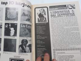 Musa - suomalainen musiikkilehti 1972 nr 6, Kansikuva Iso "kynä" Lindholm, Tiibetin rituaalimusiikki, Al Kooper, Johnny Cash, Takakansikuva "Pressa", ym.