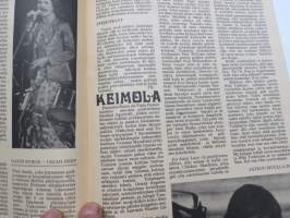 Musa - suomalainen musiikkilehti 1972 nr 3, Kansikuva David Bowie, Jetrhro Tull, alice Cooper, Jukka Gustavson (Wigwam lähikuvassa osa 2), Ruisrock &amp; Keimola, ym.