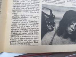 Musa - suomalainen musiikkilehti 1972 nr 3, Kansikuva David Bowie, Jetrhro Tull, alice Cooper, Jukka Gustavson (Wigwam lähikuvassa osa 2), Ruisrock &amp; Keimola, ym.