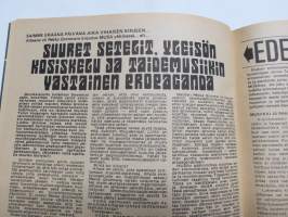 Musa - suomalainen musiikkilehti 1972 nr 3, Kansikuva David Bowie, Jetrhro Tull, alice Cooper, Jukka Gustavson (Wigwam lähikuvassa osa 2), Ruisrock &amp; Keimola, ym.
