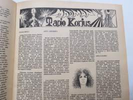 Musa - suomalainen musiikkilehti 1972 nr 1, Kansikuva Tina Trurner,  Joe Cocker, Tasavallan Presidentti Lontoossa, ym. Lehden 1. ilmestynyt numero