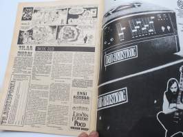Musa - suomalainen musiikkilehti 1972 nr 1, Kansikuva Tina Trurner,  Joe Cocker, Tasavallan Presidentti Lontoossa, ym. Lehden 1. ilmestynyt numero