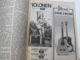 Musa - suomalainen musiikkilehti 1974 nr 10, Kansikuva John Lennon, Stomu Yamash´ta, Robert Wyatt, Juice Leskinen, Hullujussi, ym.