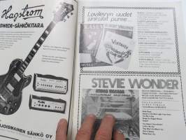 Musa - suomalainen musiikkilehti 1974 nr 9 Kansikuva Hurriganes (mutta lehdessä ei mitään juttua?), Uusi Wigwam, Ruisrock 1974 pilvijuhlat, Kevin Coyne, Eagles, ym.